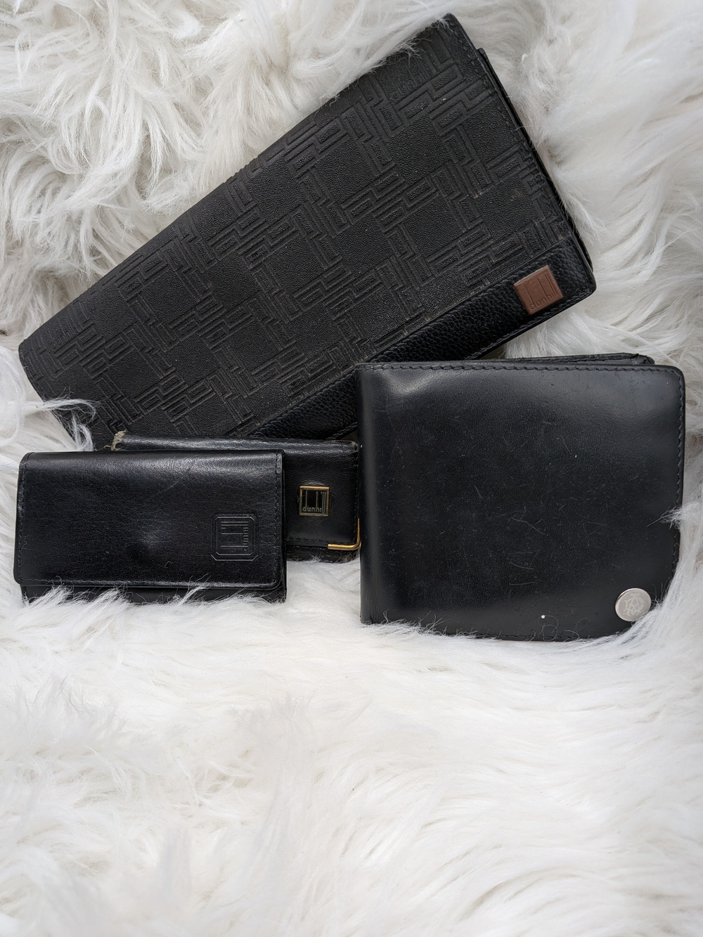 Dunhill Bundle 4 Leather Wallet Set